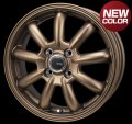 アルミホイールセット14インチ　タイヤ155/65R14 ブリヂストン　1台分　バーニー　ブロンズ