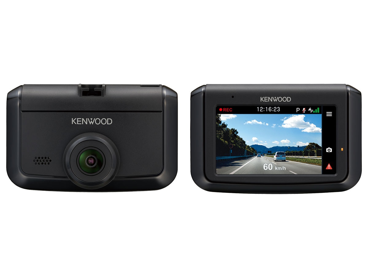 ドラレコ　フロントカメラ　　ケンウッド　DRV-D30S  工賃込み。安心の3年延長保証付き
