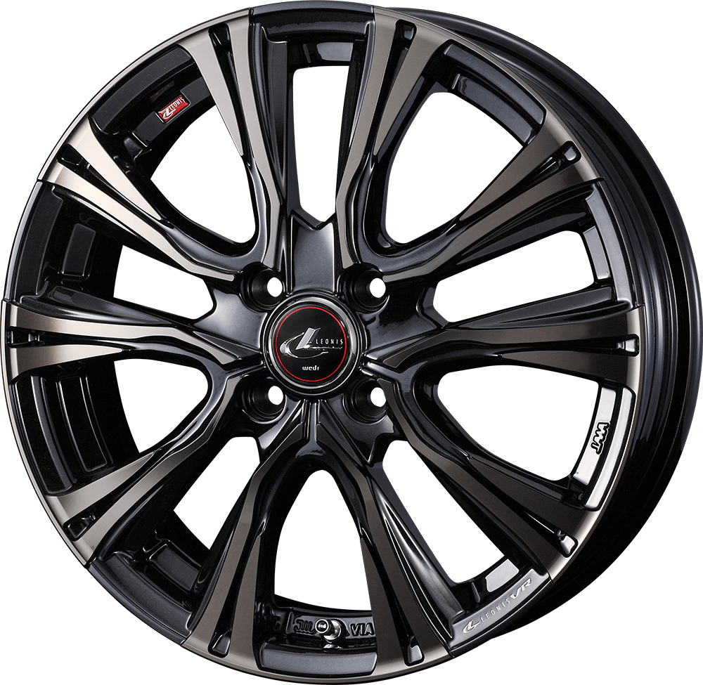 画像1: タイヤホイールセット  weds　レオニス　VR　カラーPBMC/Ti 軽自動車用15インチ　タイヤ165/55R15 1台分